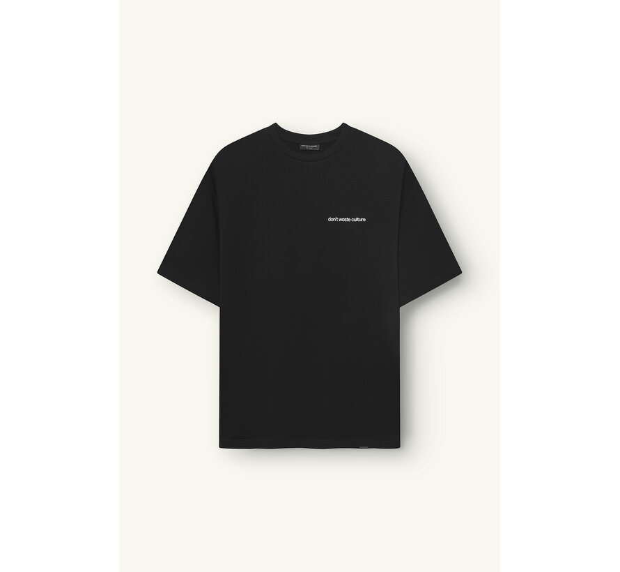 Culture T-shirt Cleo Black/White (D11.1489 - 80)