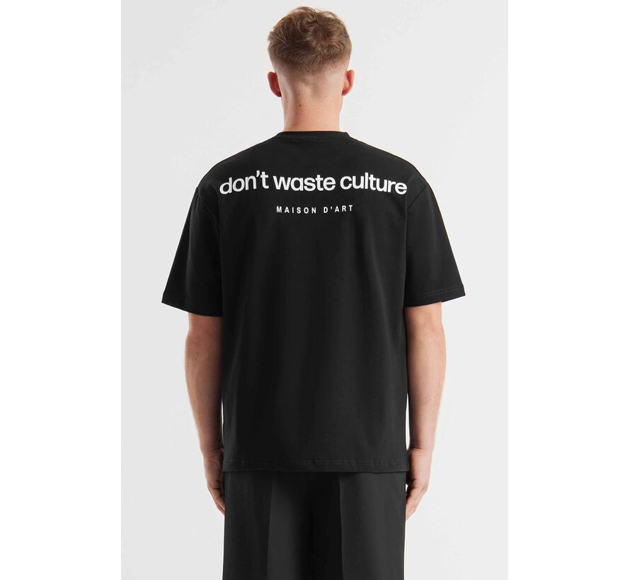 Culture T-shirt Cleo Black/White (D11.1489 - 80)