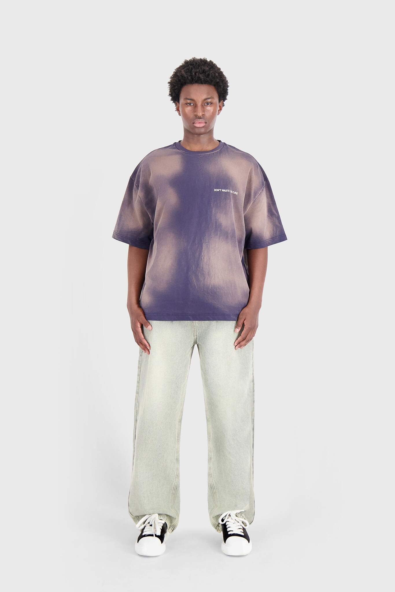 Don't Waste Culture T-shirt Islian Faded Navy  M Don't Waste Culture