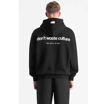 Don't Waste Culture Hoodie Ray Black/White (D17.1326 - 80)