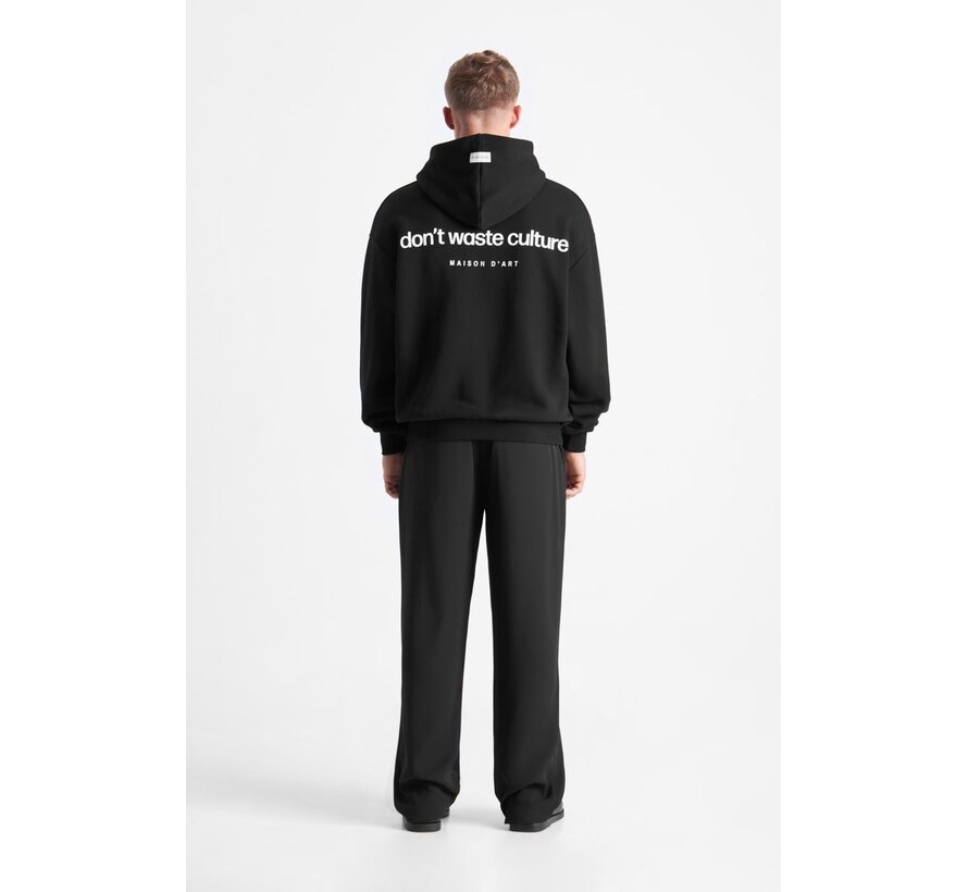 Hoodie Ray Black/White (D17.1326 - 80)
