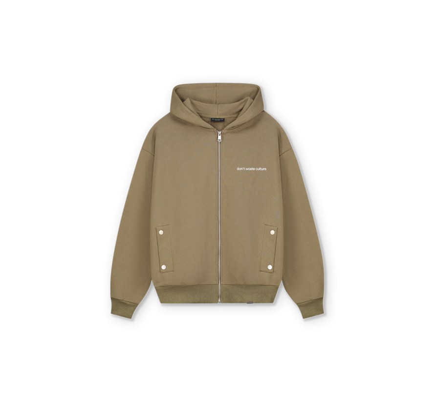 Culture Vest Hoodie Ale Khaki (D17.1497 - 582)