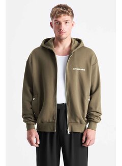 Don't Waste Culture Culture Vest Hoodie Ale Khaki (D17.1497 - 582)