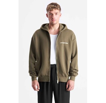 Don't Waste Culture Culture Vest Hoodie Ale Khaki (D17.1497 - 582)