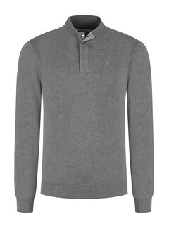 Fellows United Pullover Premium half zip jers Grey Melé (52.1143 - 123)