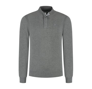 Fellows United Pullover Premium half zip jers Grey Melé (52.1143 - 123)