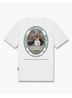 Baron Filou T-Shirt Oval Backprint Filou CXLVII., white