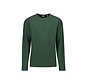 T-Shirt Long Sleeve Granddad Slub Melange Dark Green (25150905 - 052)