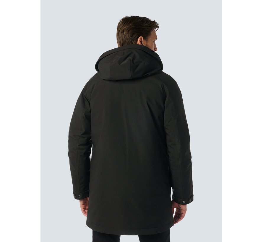 Jacket Long Fit Hooded Black (25630920 - 020)