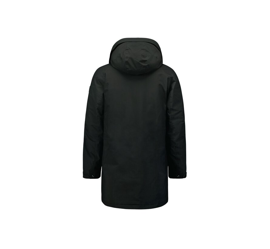 Jacket Long Fit Hooded Black (25630920 - 020)