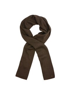 No Excess Scarf Zig Zag Jacquard Brown (25950919 - 040)