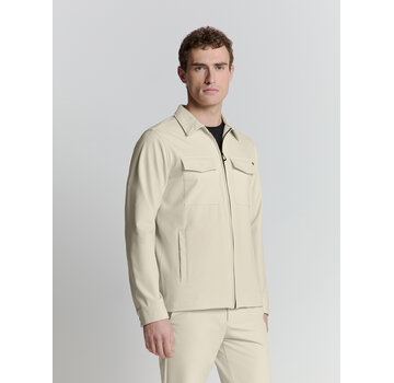 No Excess Overshirt Full Zipper Stretch Sedoc Cement (27510104 - 122)