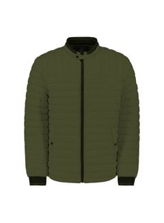 No Excess Jacket Short Fit Padded Dark Moss (27630202 - 186)