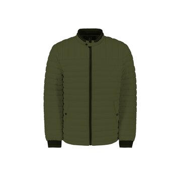 No Excess Jacket Short Fit Padded Dark Moss (27630202 - 186)