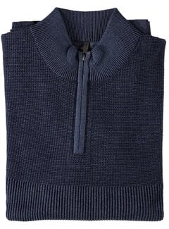 Fellows United Pullover Half Zip Tuck Plated Mid Blue (42.1120 - 115)