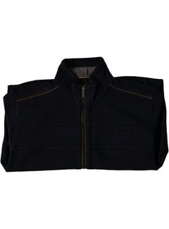 Fellows United Cardigan Vest Fine Rib Structure Navy (42.2630 - 110)