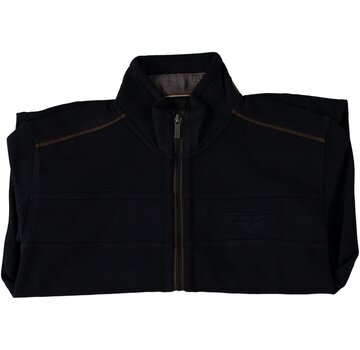 Fellows United Cardigan Vest Fine Rib Structure Navy (42.2630 - 110)