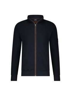 Fellows United Cardigan Vest Waffle Structure Navy (51.2604 - 110)