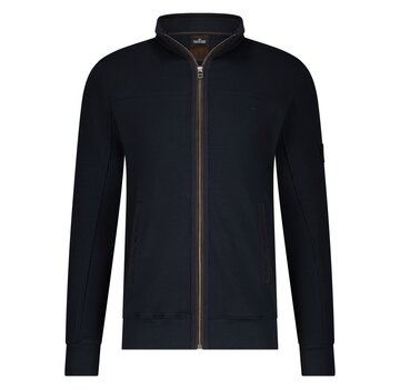 Fellows United Cardigan Vest Waffle Structure Navy (51.2604 - 110)