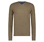 Pullover V-Neck Structure Knit Oker (32.1103 - 151)