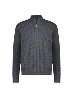 Fellows United Cardigan Vest Luxe 80% Lambswool Grey (32.1110 - 123)