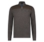 Pullover Half Zip Rough Twill Brown (32.1115 - 140)