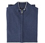 Cardigan Vest  Zig Zag Structure Blue (51.1104 - 113)