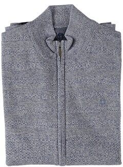 Fellows United Cardigan Vest Structured Stripes Blue (51.1106 - 113)