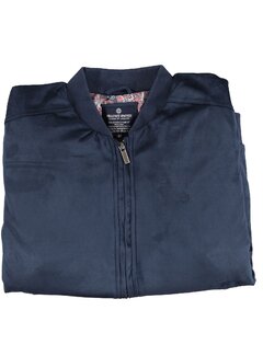 Fellows United Jacket Suede Look Navy (99.2654 - 110)