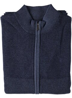 Fellows United Cardigan Vest Tuck Plated Mid Blue (42.1121 - 115)
