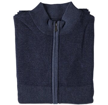 Fellows United Cardigan Vest Tuck Plated Mid Blue (42.1121 - 115)