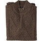 Pullover Half Zip Cable Twisted Brown (42.1125 - 141)