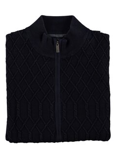Fellows United Cardigan Vest Special Dying Navy (21.1114 - 110)