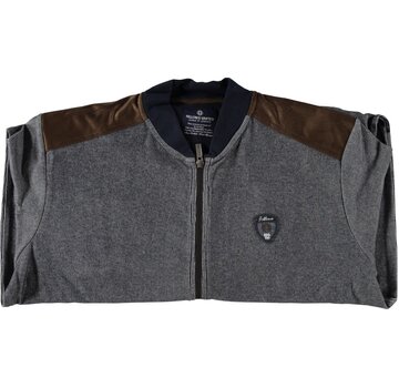 Fellows United Cardigan Vest Striped Details Navy (41.2611 - 110)