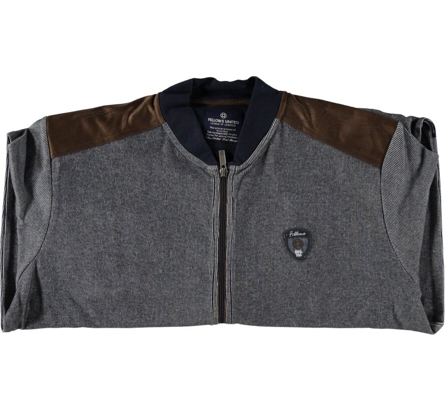 Cardigan Vest Striped Details Navy (41.2611 - 110)