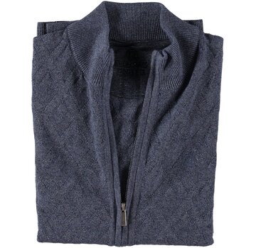 Fellows United Cardigan Vest Diamond Structure Blue (22.1103 - 118)