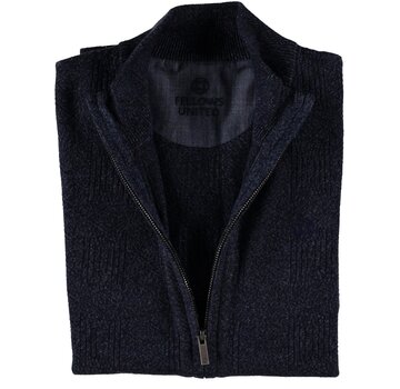 Fellows United Fellows United Cardigan Fantasy Structure Navy (22.1105 - 111)