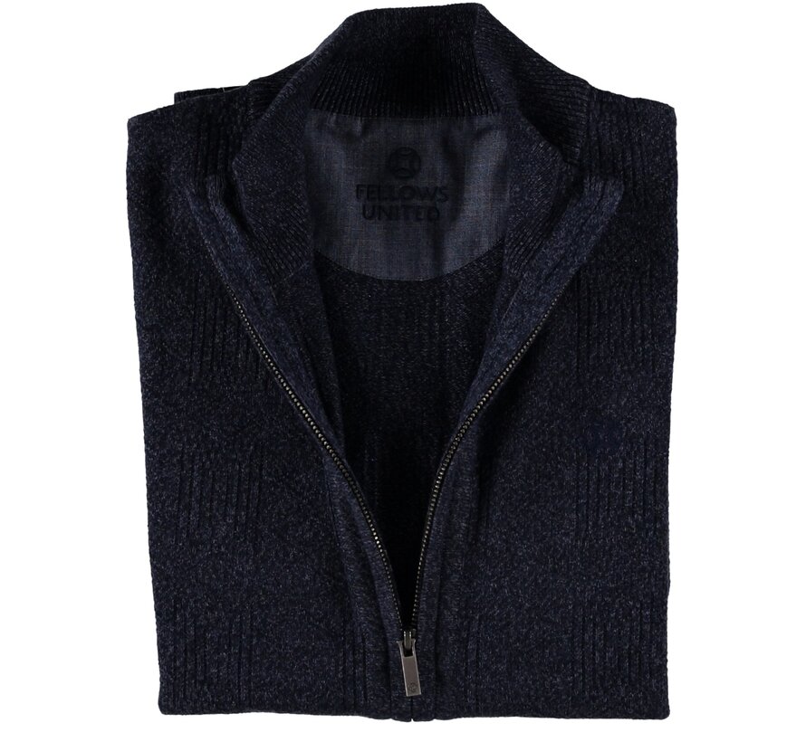 Fellows United Cardigan Fantasy Structure Navy (22.1105 - 111)