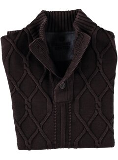 Fellows United Fellows United Pullover Buttons Overdye Brown (22.1116 - 140)