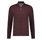 Cardigan Small Cable Rough Bordeaux (32.1106 - 180)