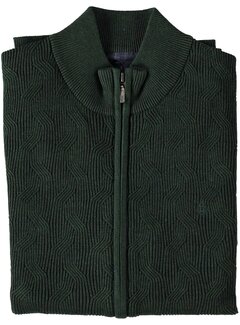 Fellows United Vest Cardigan Plated Structure Knit Green (42.1108 - 172)