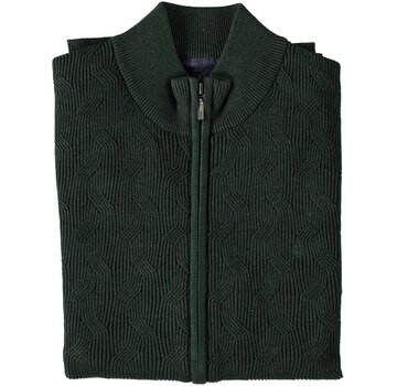 Fellows United Vest Cardigan Plated Structure Knit Green (42.1108 - 172)