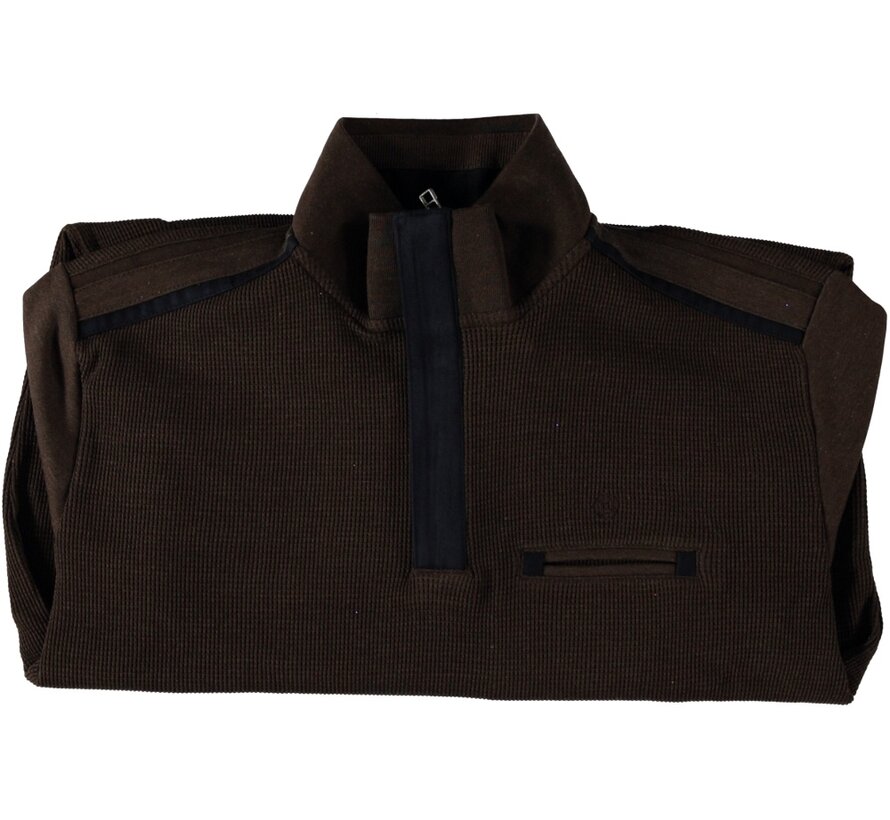 Pullover Waffle Structure Brown (42.2620 - 142)