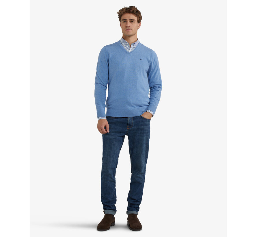 V-Neck Pullover Ice Blue (MM999.1201.01 - 2016)