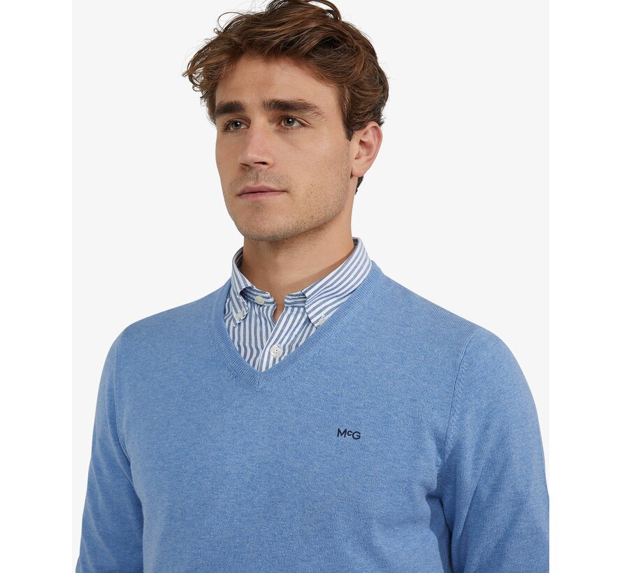 V-Neck Pullover Ice Blue (MM999.1201.01 - 2016)