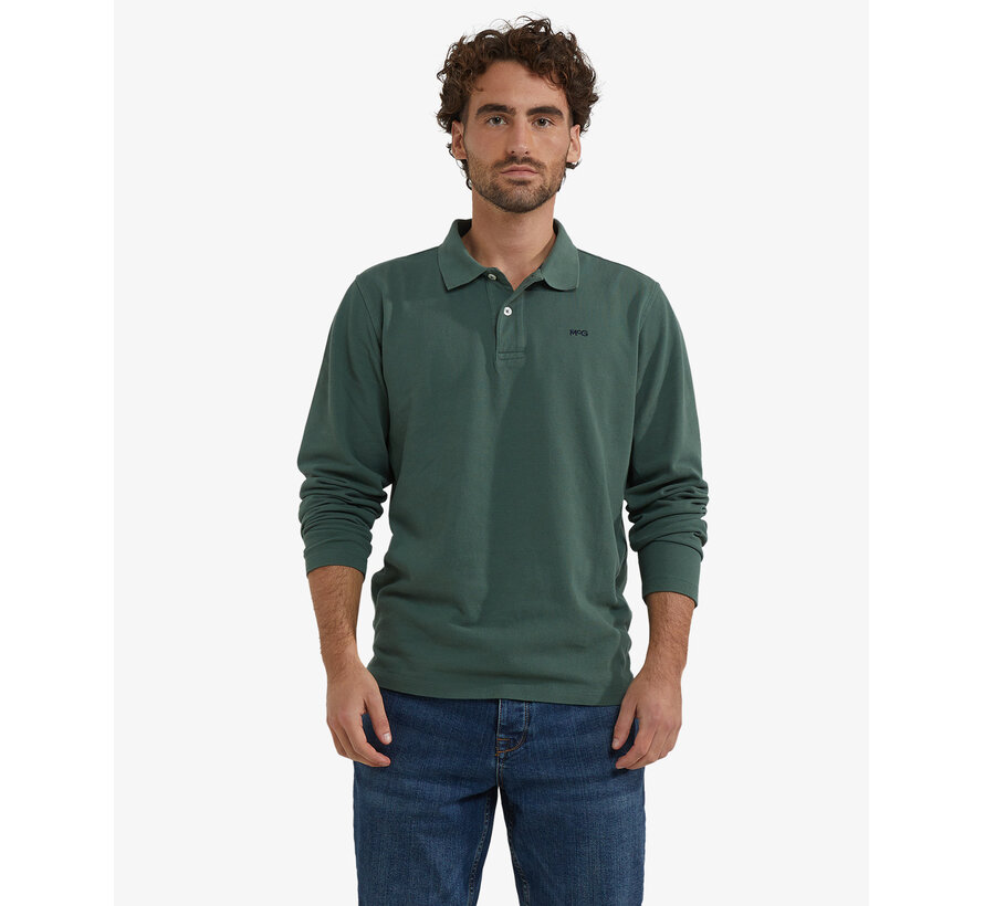 Classic Polo Long Sleeves Worker Winter Sage (MM999.9003.01 - 5108)