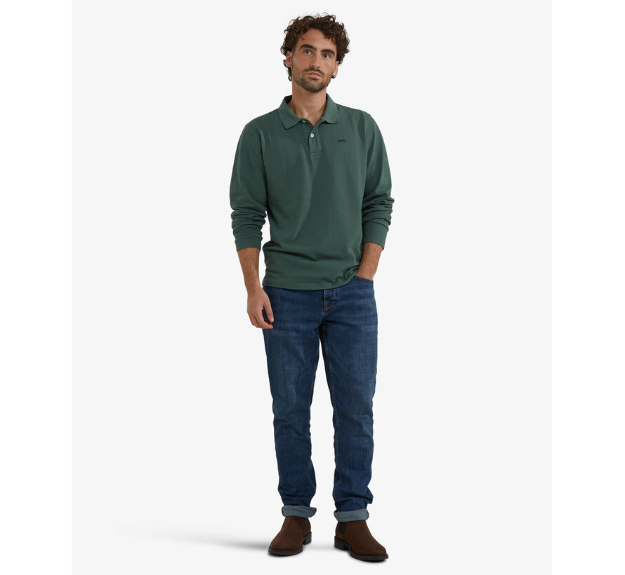 Classic Polo Long Sleeves Worker Winter Sage (MM999.9003.01 - 5108)
