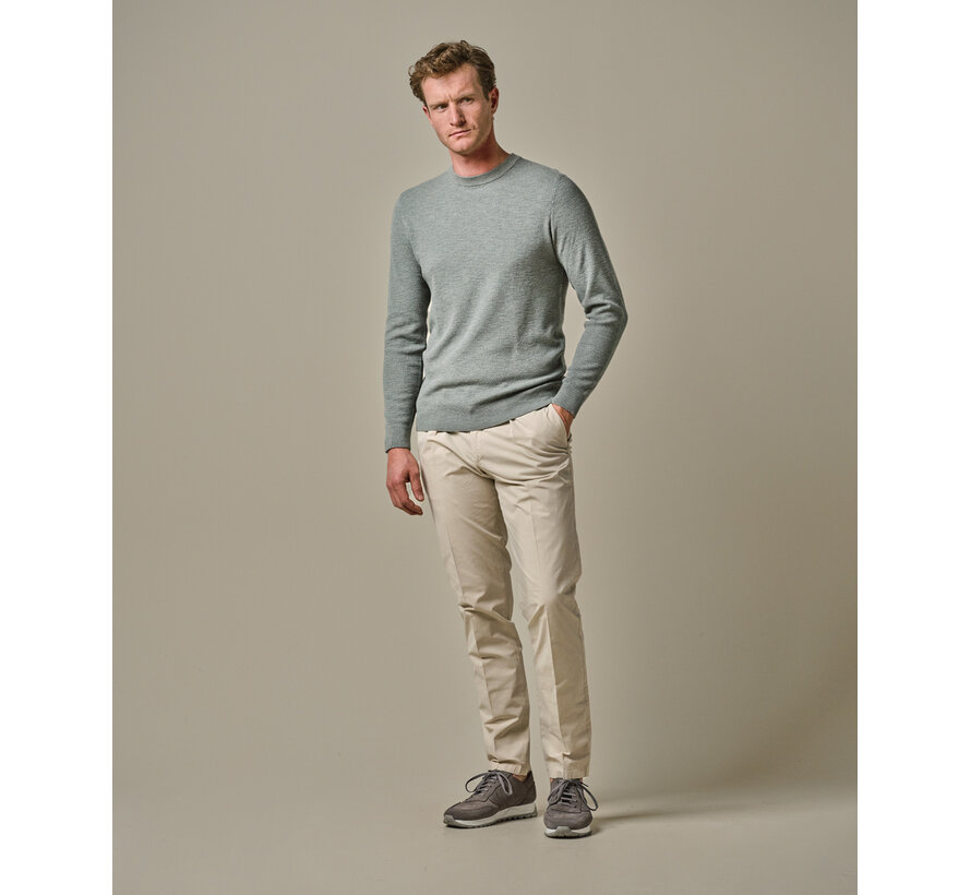 Crew Neck Pullover Green (PPWJ10033B)