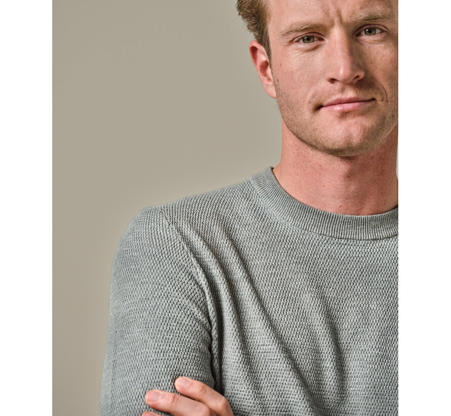 Crew Neck Pullover Green (PPWJ10033B)