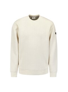 No Excess Sweater Crewneck Double Layer Jacquard Stretch Kit (26101108 - 013)